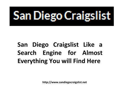 craigslist san diego california